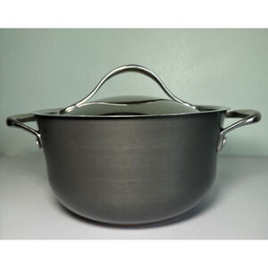 Anolon Nouvelle Copper Anodized Nonstick 4 Quart 3.8 L stock pot saucepot